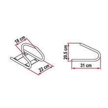 Carica l'immagine nel visualizzatore di Gallery, Moto Wheel Chook - Bloccaruota Fiamma