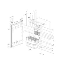 Carica l'immagine nel visualizzatore di Gallery, Scheda tecnica Ricambi frigorifero Thetford Premium LCD N112