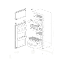 Carica l'immagine nel visualizzatore di Gallery, Ricambi frigoriferi Thetford Deluxe line N145 LED