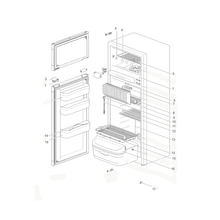 Carica l'immagine nel visualizzatore di Gallery, Scheda tecnica Ricambi frigoriferi Thetford Deluxe line N145 LED