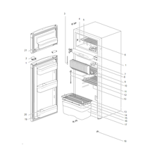 Carica l'immagine nel visualizzatore di Gallery, Scheda tecnica Ricambi frigorifero Thetford Premium LCD N175