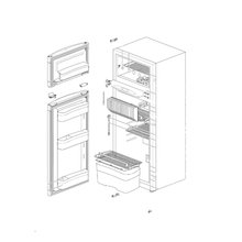 Carica l'immagine nel visualizzatore di Gallery, Ricambi frigorifero Thetford Premium LCD N175