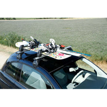 Carica l'immagine nel visualizzatore di Gallery, Dimostrazione Portasci Nordic-King Evo NK-60 per auto in alluminio Nordrive