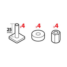 Carica l'immagine nel visualizzatore di Gallery, Portasci per auto estendibile Pro-Slider EVO PS-60 Nordrive