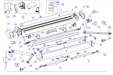 Carica l'immagine nel visualizzatore di Gallery, Scheda tecnica Ricambi veranda tendalino a tetto Thule Omnistor 6300