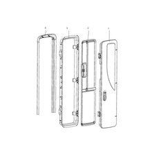Carica l'immagine nel visualizzatore di Gallery, Schedqa tecnica Ricambi Porta Dometic Cara D-RF - Porta completa