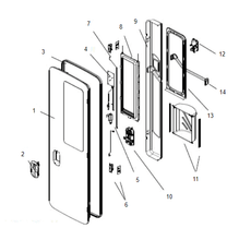 Carica l'immagine nel visualizzatore di Gallery, Ricambi porta Dometic Cara D-R100F - Pannello porta