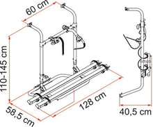 Carica l'immagine nel visualizzatore di Gallery, Portabici Fiamma modello Simple Plus 200