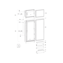 Carica l'immagine nel visualizzatore di Gallery, Scheda tecnica Ricambi frigorifero Dometic serie 8 mod.RMD 8501 Sx - Sportello