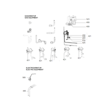 Carica l'immagine nel visualizzatore di Gallery, Scheda tecnica Ricambi frigorifero Dometic serie 8 mod.RMD 8551 Sx -Accessori