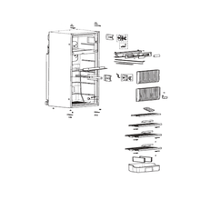Carica l'immagine nel visualizzatore di Gallery, Ricambi frigorifero Dometic serie 8 mod.RMD 8555 Dx - Mobile