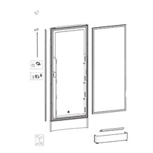 Carica l'immagine nel visualizzatore di Gallery, Ricambi frigorifero Dometic serie 8 mod. RML 8551 Dx - Sportello