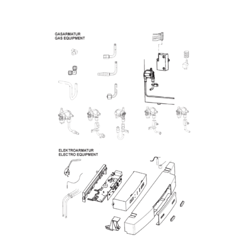 Ricambi frigorifero Dometic serie 8 mod. RML 8551 Dx - Accessori