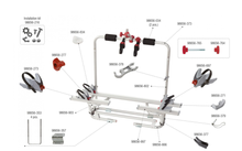 Carica l'immagine nel visualizzatore di Gallery, Ricambi portabici Fiamma Caravan Carry-Bike XL A Pro 200 E-Bike
