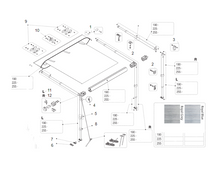 Carica l'immagine nel visualizzatore di Gallery, Ricambi tendalino Fiamma CaravanStore 190-255 Versione 013-014