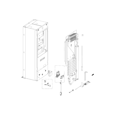 Ricambi frigorifero Dometic serie 10 Rmd 10.5 t  - Interno