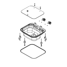 Carica l'immagine nel visualizzatore di Gallery, Ricambi lavello Dometic mod. SNG4237