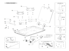 Carica l'immagine nel visualizzatore di Gallery, Scheda tecnica per ricambi piano cottura Can mod. FC 1337