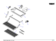 Carica l'immagine nel visualizzatore di Gallery, Scheda tecnica Ricambi per scalini - step Thule Single step v02