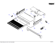 Carica l&#39;immagine nel visualizzatore di Gallery, Scheda tecnica Ricambi per scalini - step Thule Slide-out Step v19 duc-jump-box
