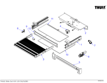 Carica l'immagine nel visualizzatore di Gallery, Scheda tecnica Ricambi per scalini - step Thule Slide-out Step v19 duc-jump-box