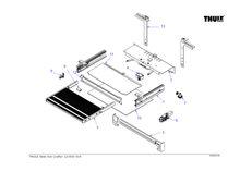 Carica l'immagine nel visualizzatore di Gallery, Scheda tecnica Ricambi per scalini - step Thule Slide-out step v19 crafter 4wd