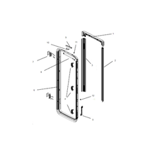 Carica l'immagine nel visualizzatore di Gallery, Scheda tecnica Ricambi Porta Dometic Cara D-R100F - Telaio Esterno