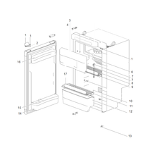 Carica l'immagine nel visualizzatore di Gallery, Scheda tecnica Ricambi frigorifero Thetford N4080