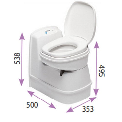 Toilette a cassetta Thetford modello C-200 CS camper
