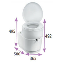 Carica l'immagine nel visualizzatore di Gallery, Toilette a cassetta C-223 S Thetford camper