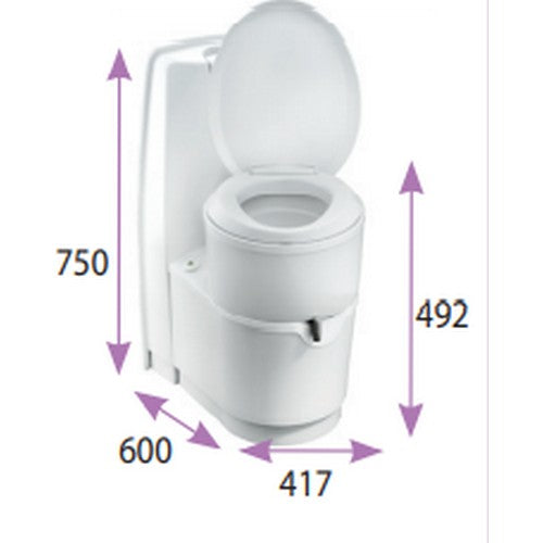 Toilette wc a cassetta C224 CW Thetford camper