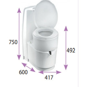 Toilette wc a cassetta C224 CW Thetford camper