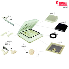 Carica l'immagine nel visualizzatore di Gallery, Ricambi oblò Fiamma Turbovent Pro e Vent