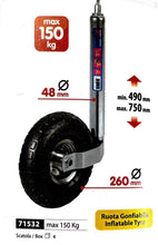 Carica l'immagine nel visualizzatore di Gallery, Servotimoni per rimorchi e roulotte Jockey Wheel Lampa
