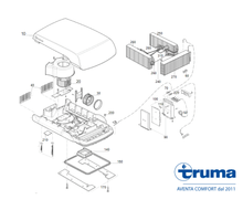 Carica l'immagine nel visualizzatore di Gallery, Ricambi condizionatore Truma Aventa Comfort