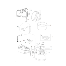 Carica l'immagine nel visualizzatore di Gallery, Scheda tecnica Toilette a cassetta C222 Swe