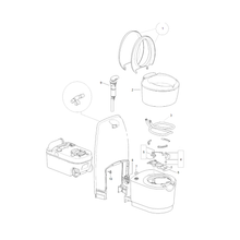 Carica l'immagine nel visualizzatore di Gallery, Ricambi Toilette a Cassetta Thetford C224 cw scheda tecnica