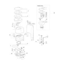 Carica l'immagine nel visualizzatore di Gallery, Ricambi Toilette a Cassetta Thetford C263cs scheda tecnica