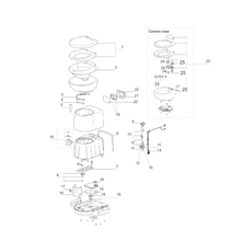 Carica l'immagine nel visualizzatore di Gallery, Ricambi Toilette a Cassetta Thetford C263s sceda tecnica