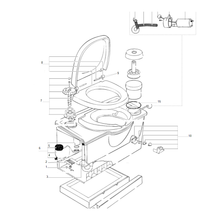 Carica l'immagine nel visualizzatore di Gallery, Ricambi Toilette a Cassetta Thetford C2 scheda tecnica
