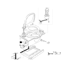 Carica l'immagine nel visualizzatore di Gallery, Ricambi toilette a cassetta Thetford C4