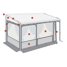 Carica l'immagine nel visualizzatore di Gallery, Veranda completa Caravanstore ZIP XL
