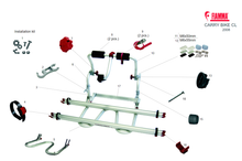 Carica l'immagine nel visualizzatore di Gallery, Ricambi portabici Fiamma Carry-Bike CL 2008