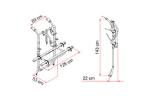 Carica l'immagine nel visualizzatore di Gallery, Portabici per Minivan Carry-Bike Vivaro/Trafic/Talento
