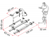 Carica l'immagine nel visualizzatore di Gallery, Portabici Carry bike Pro M N senza staffe Fiamma