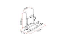 Carica l'immagine nel visualizzatore di Gallery, Portabici Fiamma Carry-Bike UL Restyling versione nera