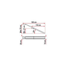Carica l'immagine nel visualizzatore di Gallery, Carry ramp - rampa portamoto camper e furgoni