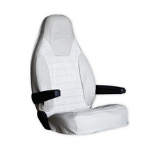 Carica l'immagine nel visualizzatore di Gallery, Set 2 fodere sedili cabina ecopelle Ford Transit - Mod. Roma