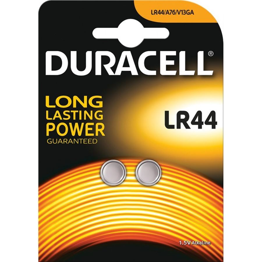 Pile a bottone LR44 Duracell Plus Power