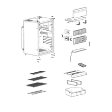 Carica l'immagine nel visualizzatore di Gallery, Ricambi frigorifero Dometic serie 8 mod. RM 8401 Sx - Mobile